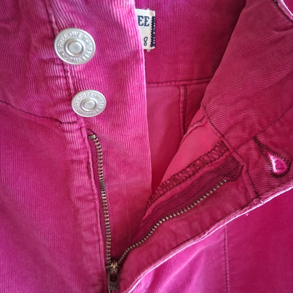 🌸 We The Free Jadye Corduroy Flare Pants Jeans Sz 28 High Waisted Boho - Picture 12 of 15